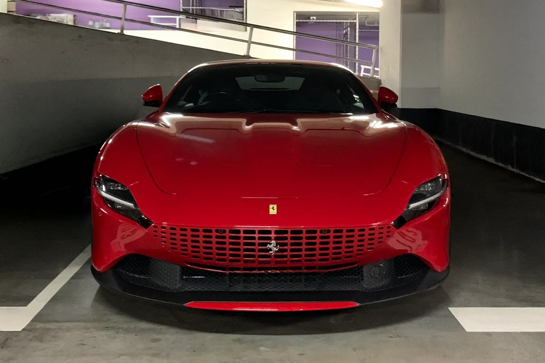 Ferrari Roma dash cam installer Blackvue Cellink dashcam brand. Experienced and professional dashcam installation