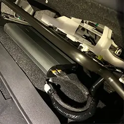 Professional mobile dashcam installation in Sydney with hidden cable routing